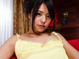Pussy playing and cock sucking naughty Asian chick